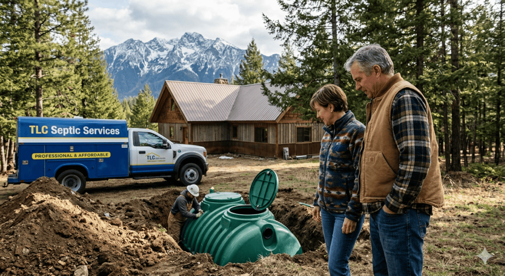 Septic work commencing in Montana